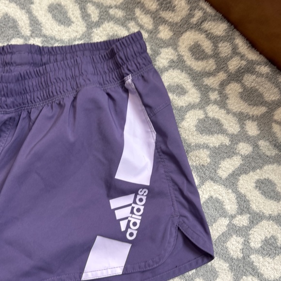 Purple Adidas running shorts - Picture 4 of 4